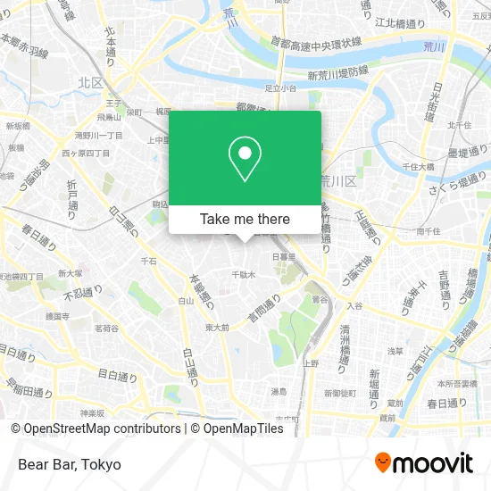Bear Bar map