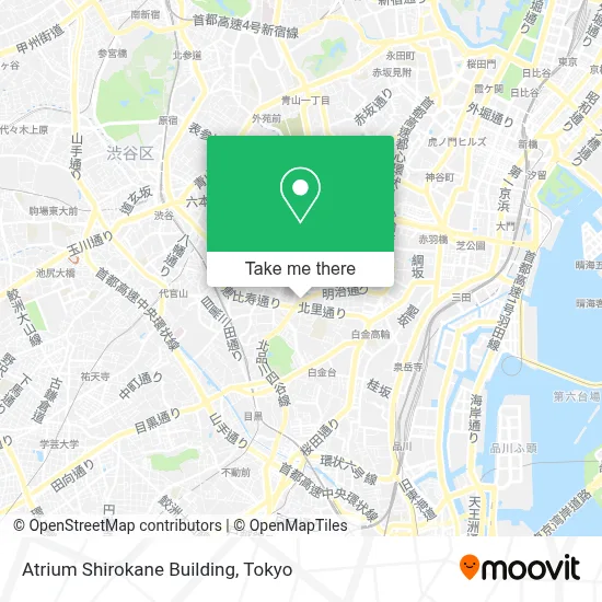Atrium Shirokane Building map
