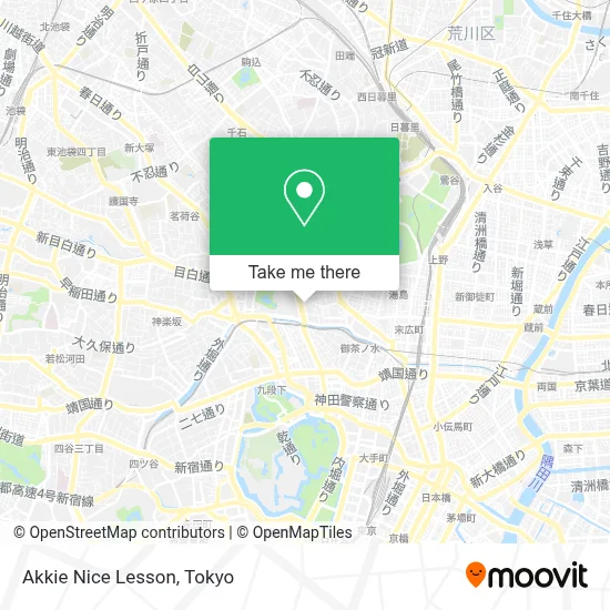 Akkie Nice Lesson map