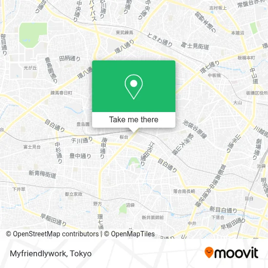 Myfriendlywork map