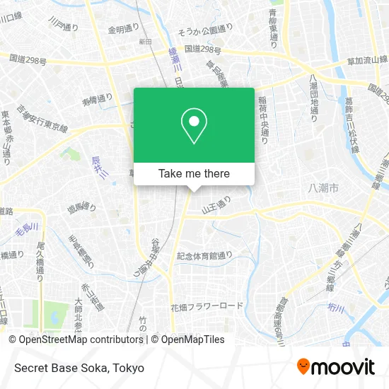 Secret Base Soka map
