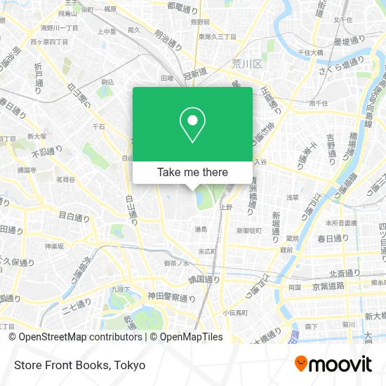 Store Front Books map