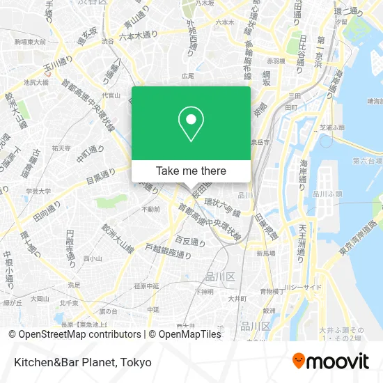 Kitchen&Bar Planet map