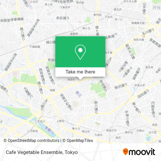 Cafe Vegetable Ensemble map
