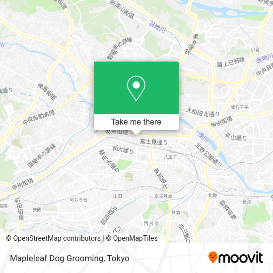 Mapleleaf Dog Grooming map