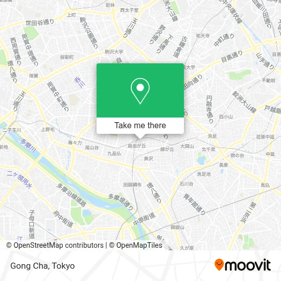 Gong Cha map