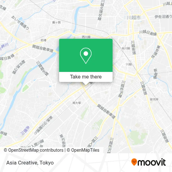 Asia Creative map