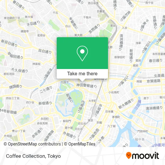 Coffee Collection map