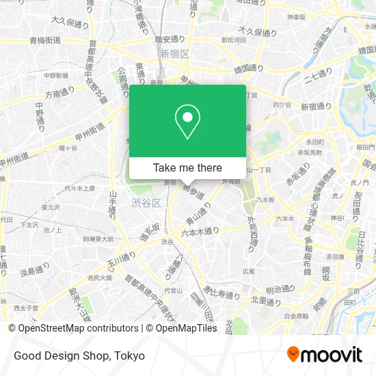 Good Design Shop map
