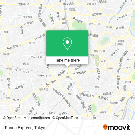Panda Express map