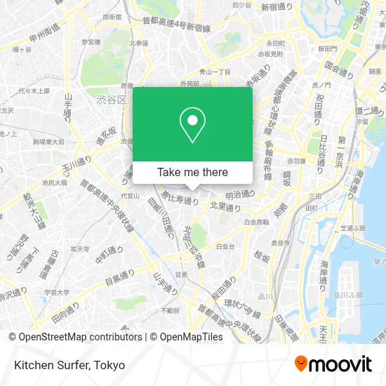 Kitchen Surfer map