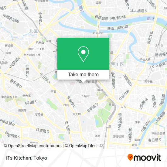 R's Kitchen map