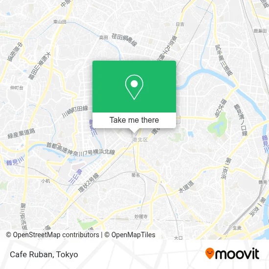 Cafe Ruban map