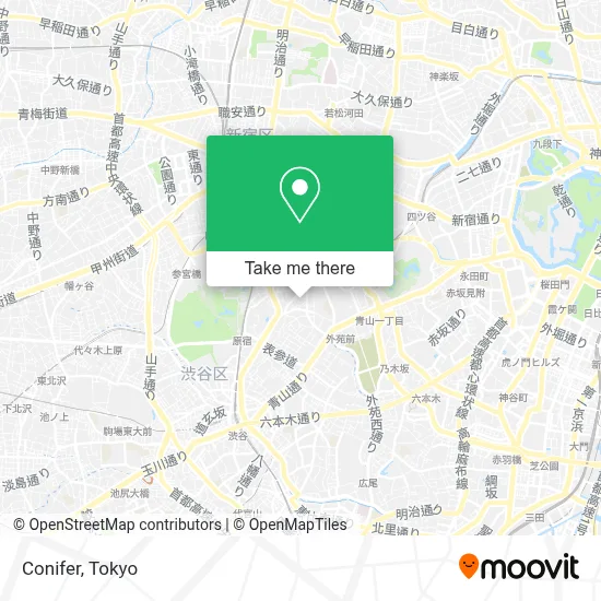 Conifer map