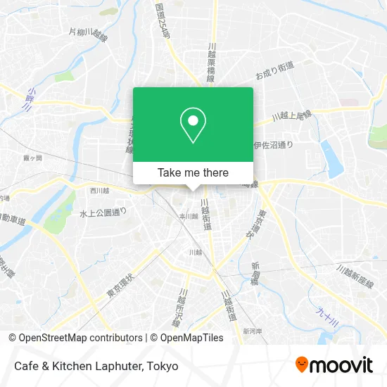 Cafe & Kitchen Laphuter map