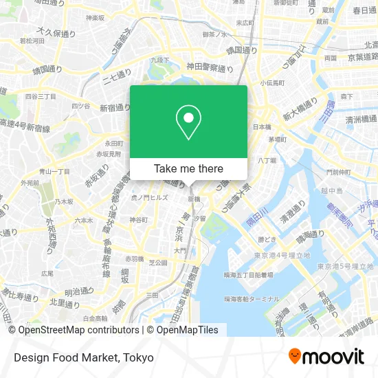Design Food Market map