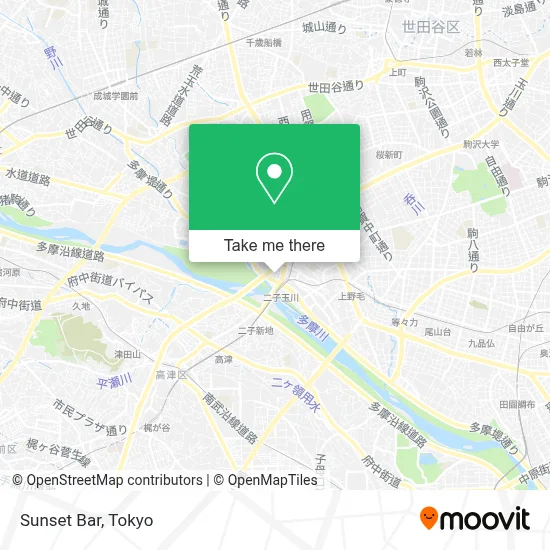 Sunset Bar map