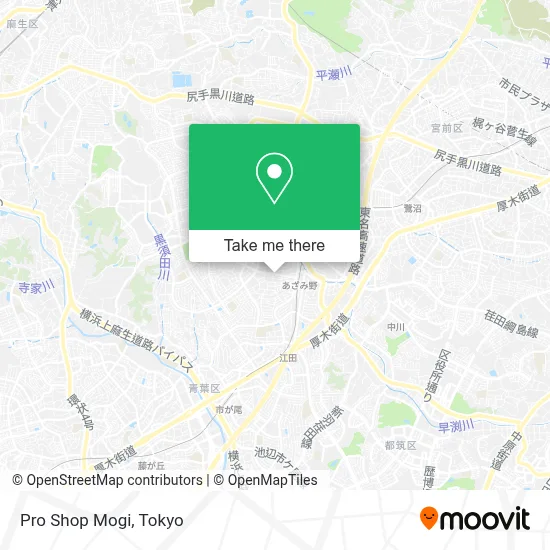 Pro Shop Mogi map