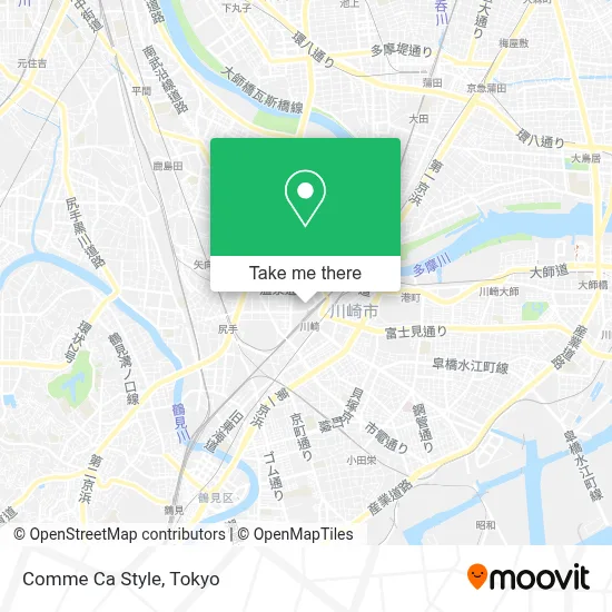 Comme Ca Style map