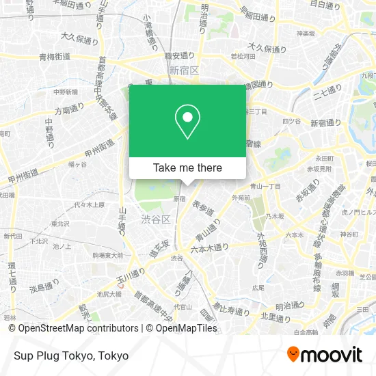 Sup Plug Tokyo map