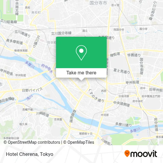 Hotel Cherena map