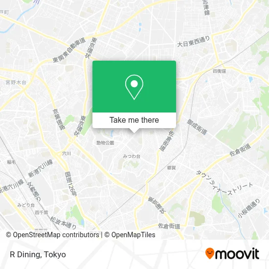 R Dining map
