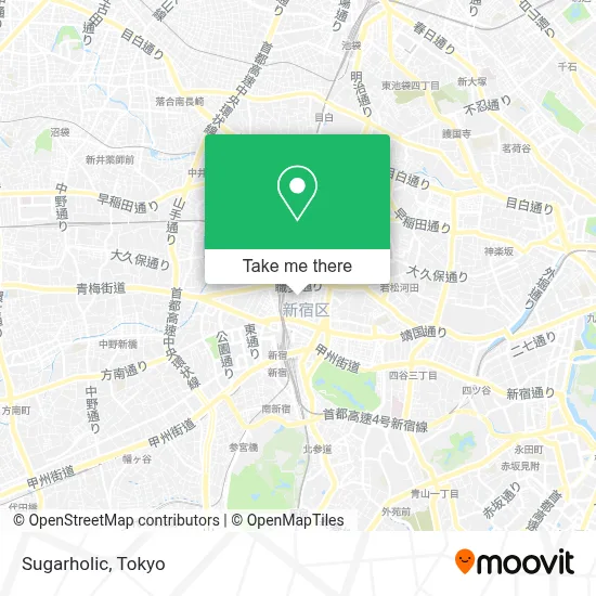 Sugarholic map