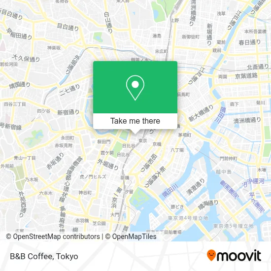 B&B Coffee map
