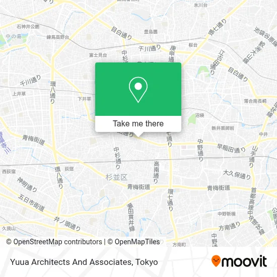 Yuua Architects And Associates map