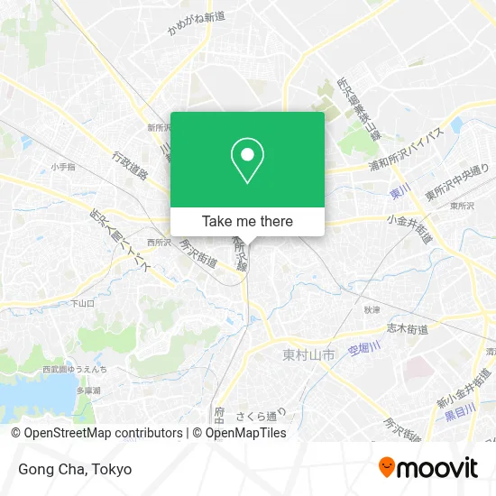 Gong Cha map