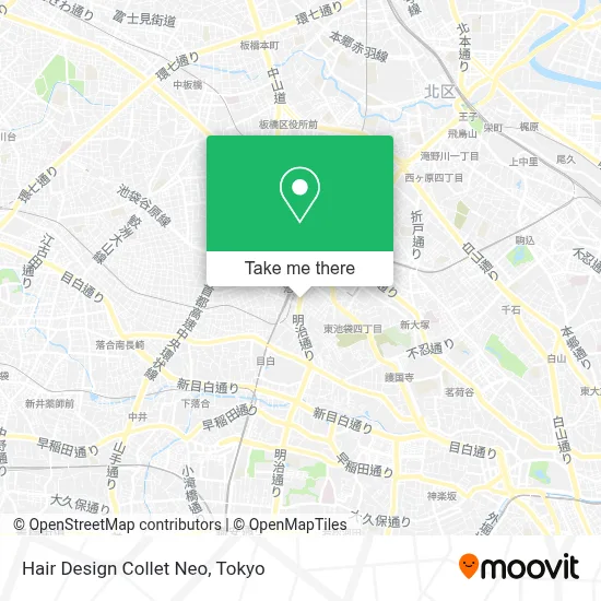 Hair Design Collet Neo map