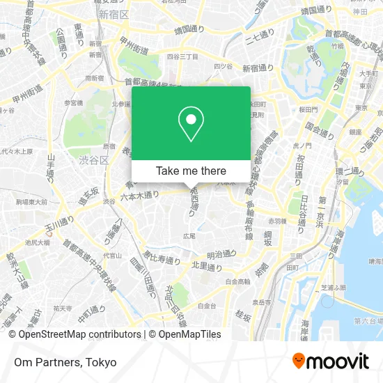 Om Partners map