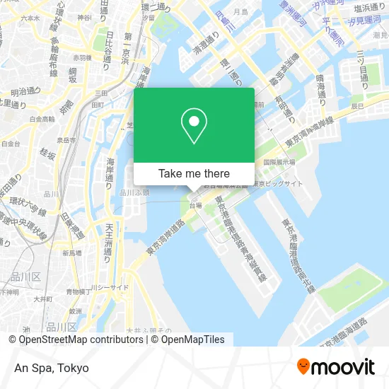 An Spa map