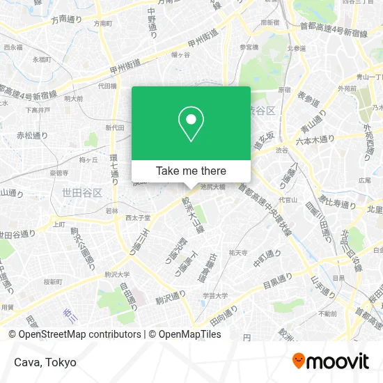 Cava map