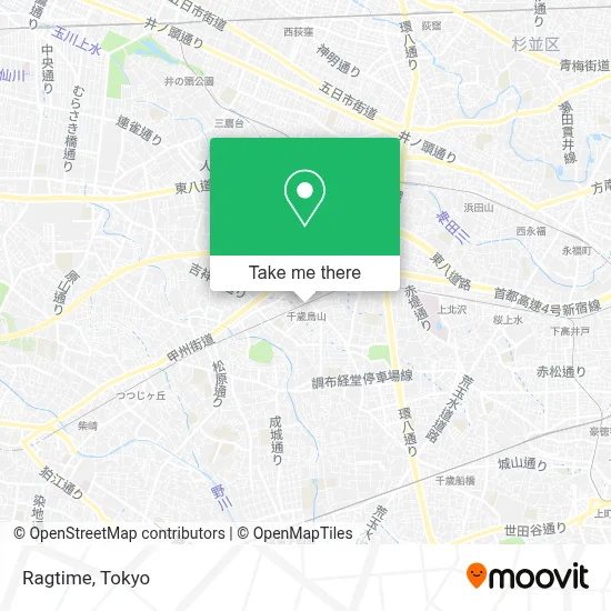 Ragtime map