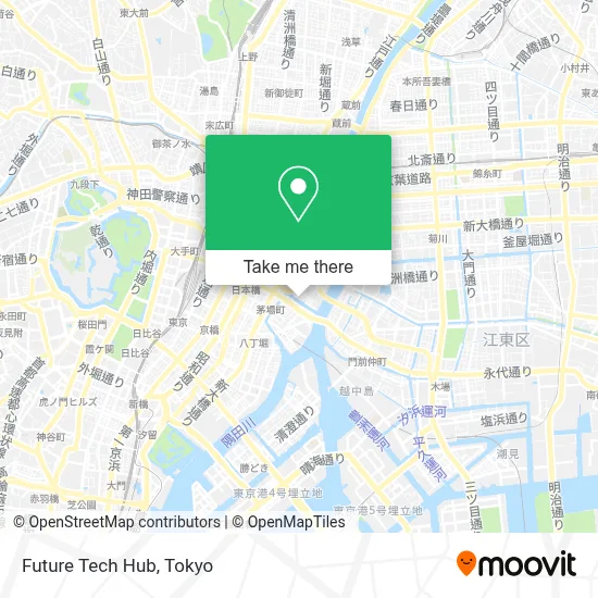 Future Tech Hub map