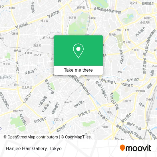 Hanjee Hair Gallery map