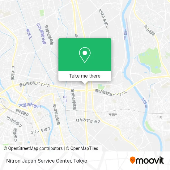 Nitron Japan Service Center map
