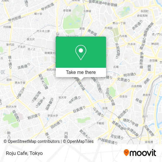 Roju Cafe map