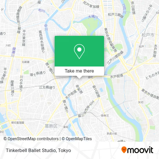 Tinkerbell Ballet Studio map