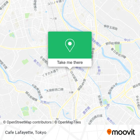 Cafe Lafayette map