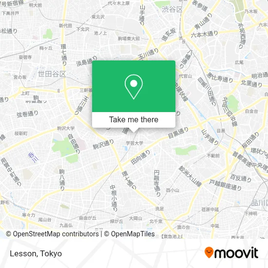 Lesson map