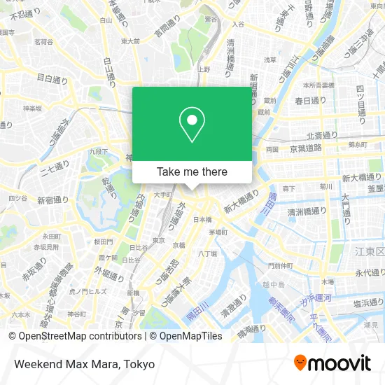 Weekend Max Mara map
