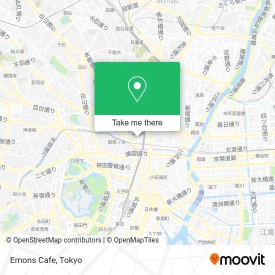 Emons Cafe map