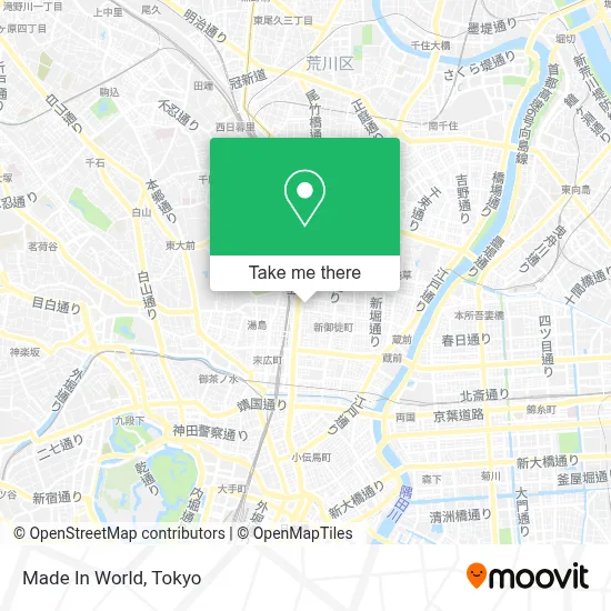 Made In World map
