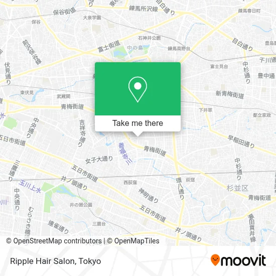 Ripple Hair Salon map