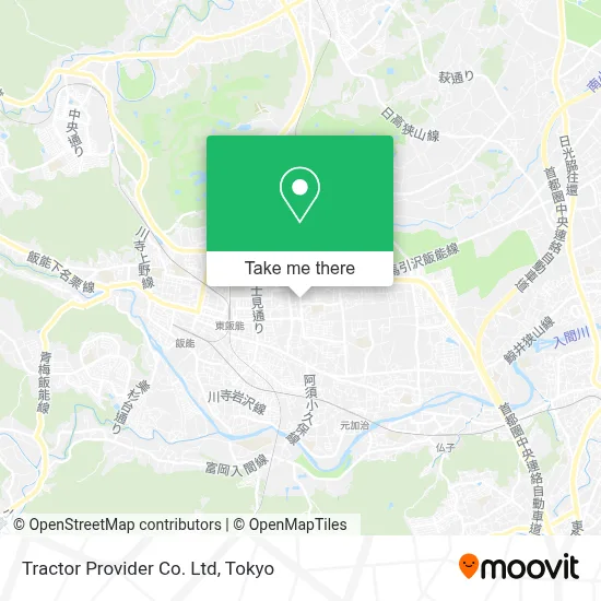 Tractor Provider Co. Ltd map
