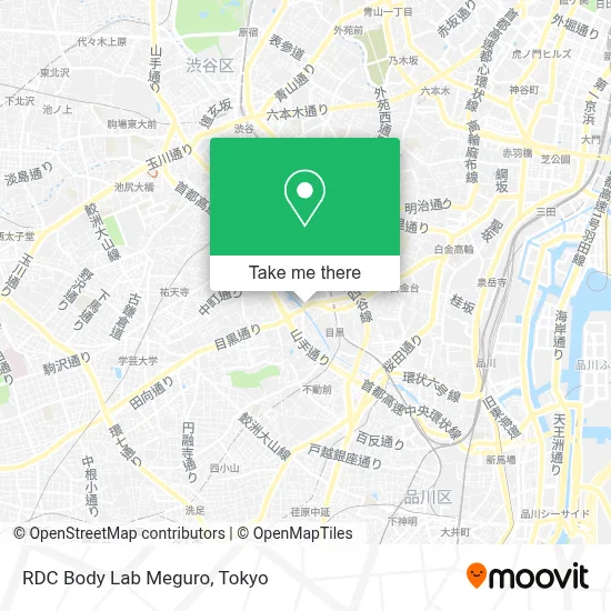 RDC Body Lab Meguro map