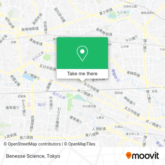 Benesse Science map