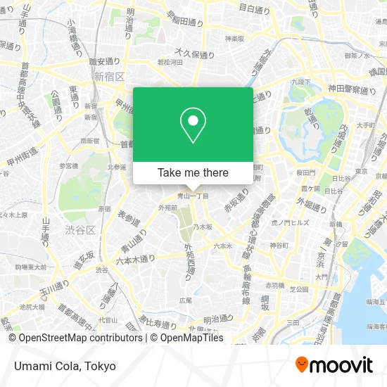 Umami Cola map